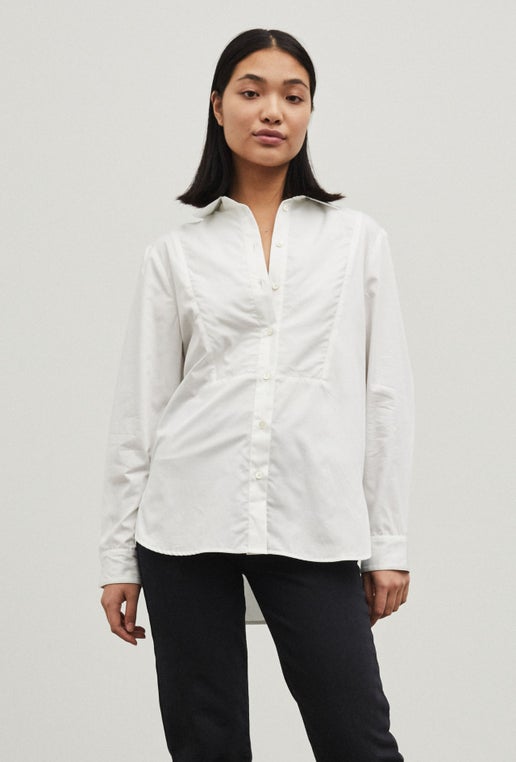 01 Shirt in White | Maggie Marilyn