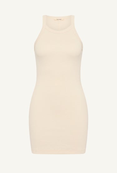 01 Singlet Mini Dress in Cream