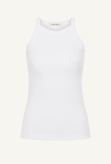 01 Singlet in White
