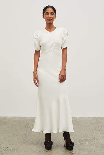 Its Up To You Dress Ivory in White