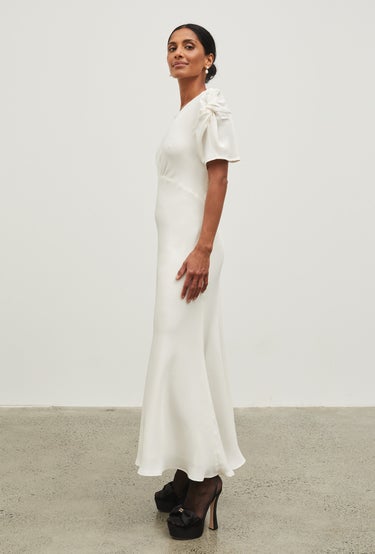 Its Up To You Dress Ivory in White