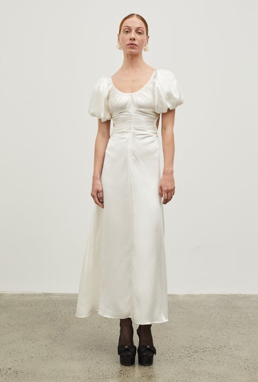 You Win Again Dress Ivory in White