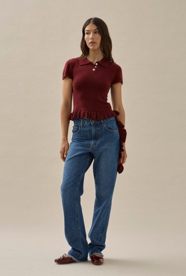 Breakfast For Dinner Top in White