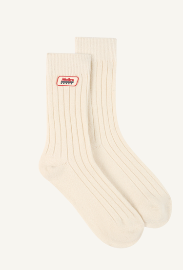 Cashmere Socks in White