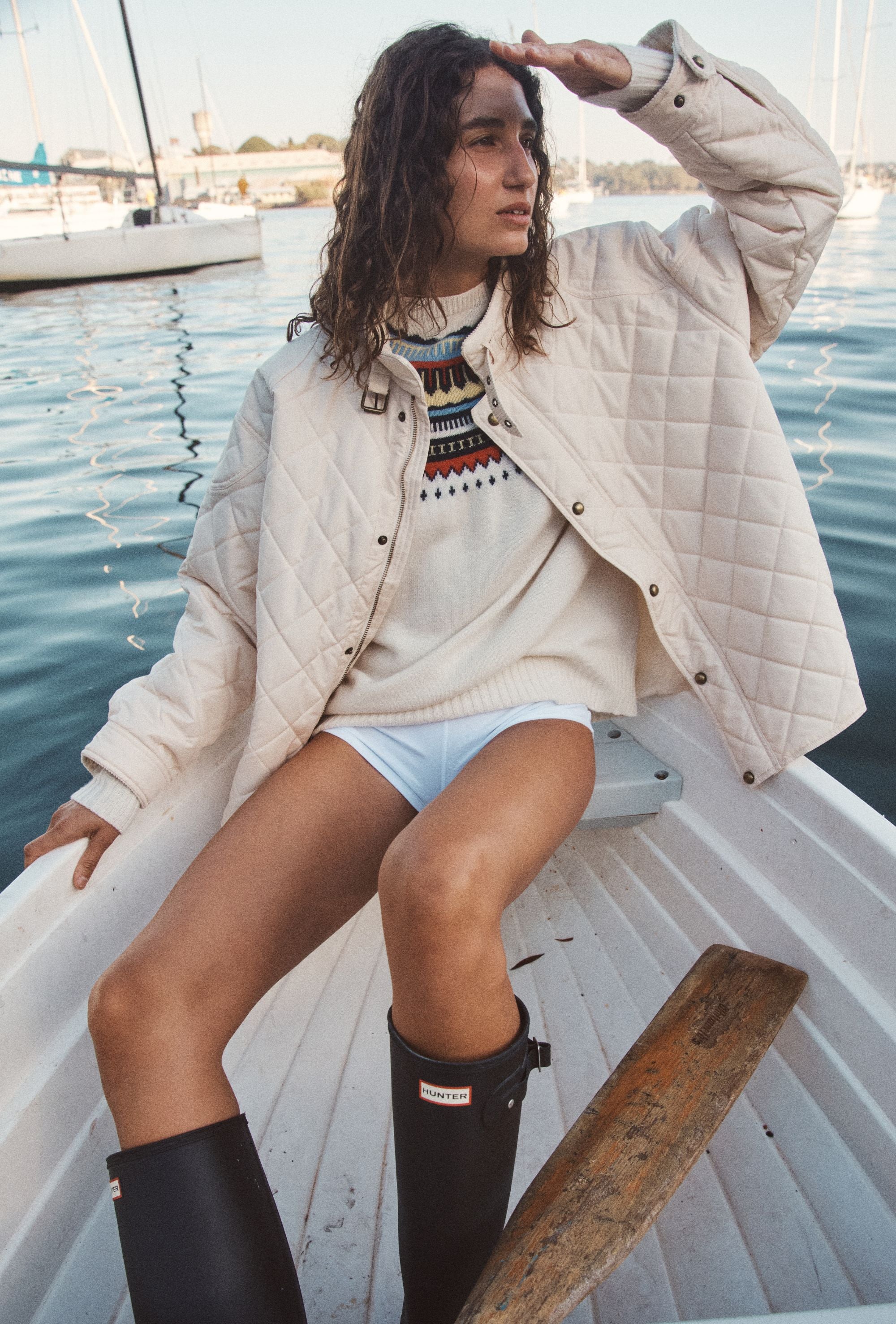 Come Rain Come Shine Jacket in Cream | Maggie Marilyn