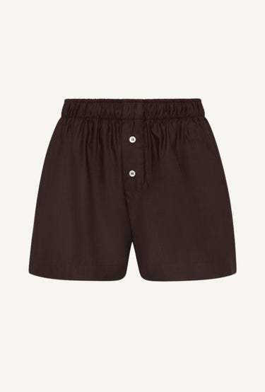 Cotton Boxer Shorts in White