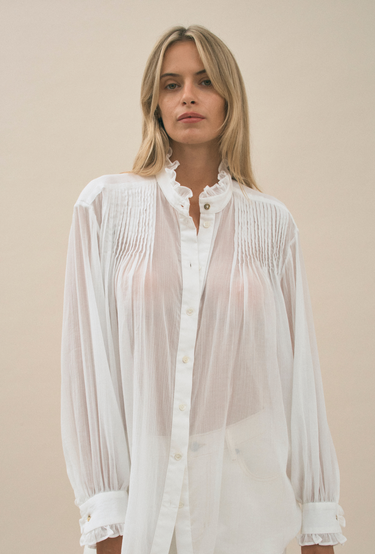 Dont Overthink It Shirt in White