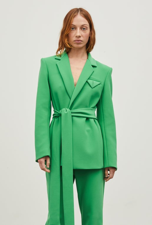 Have The Faith Blazer Green in Green | Maggie Marilyn