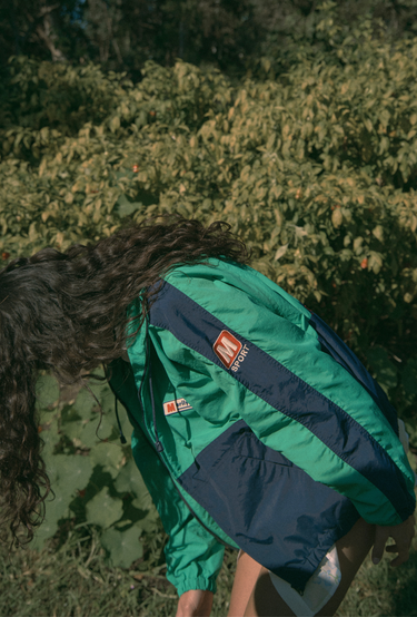 Homesick Windbreaker in Green