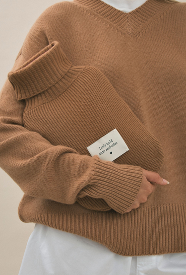 Cashmere Hot Water Bottle Cover in White