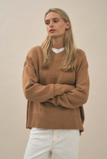 Just Between Us Sweater in White