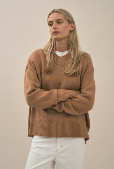 Just Between Us Sweater in White