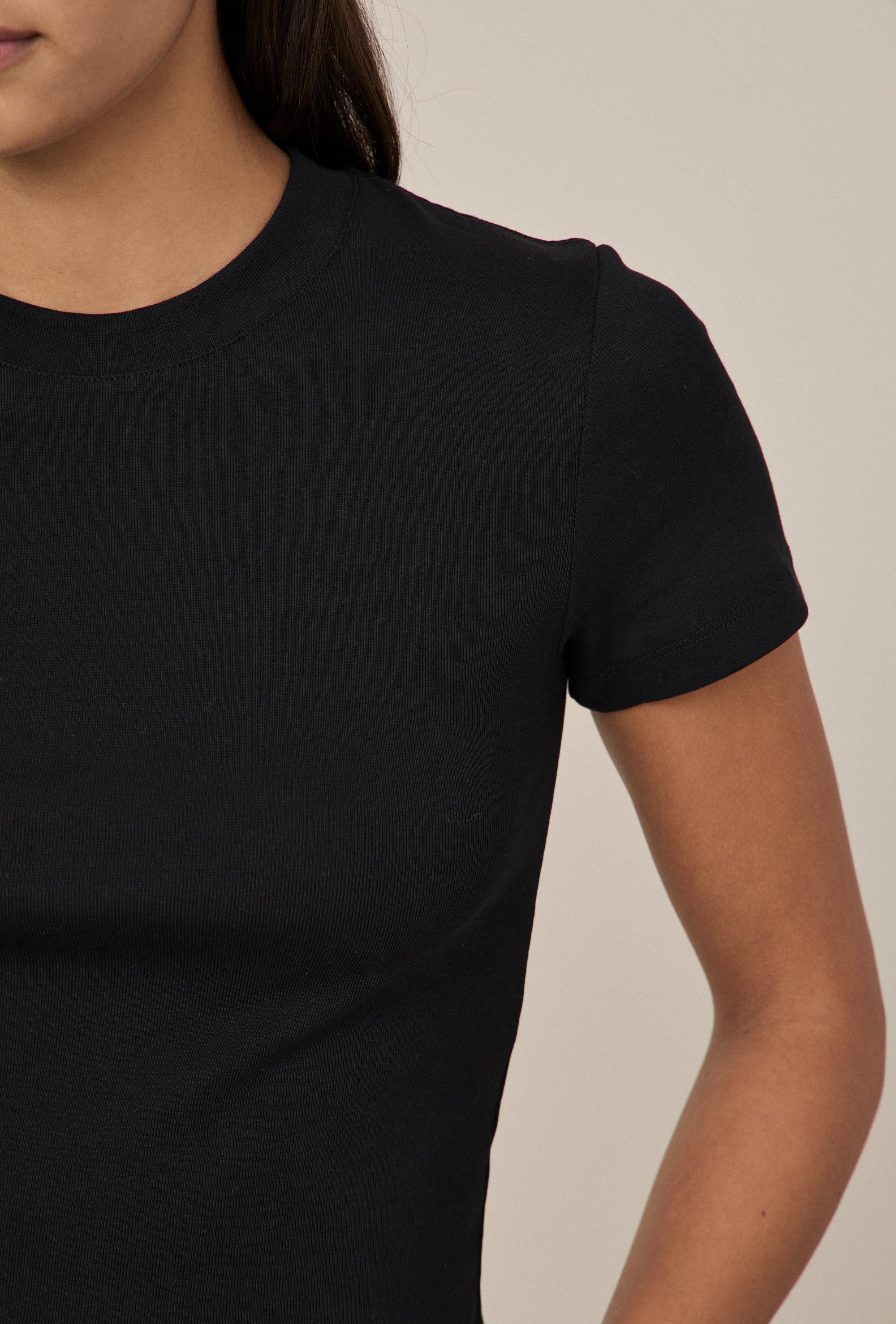 paper mix mini knit T-shirt | NKNIT