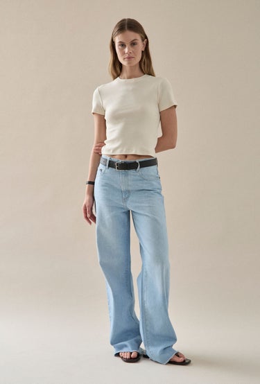Mini T-shirt in Cream