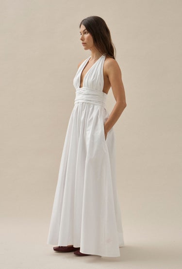 Out Of Office Dress in White