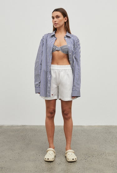 Restore Linen Shorts in White