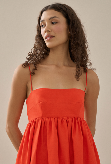 Stay For Dinner Dress in White
