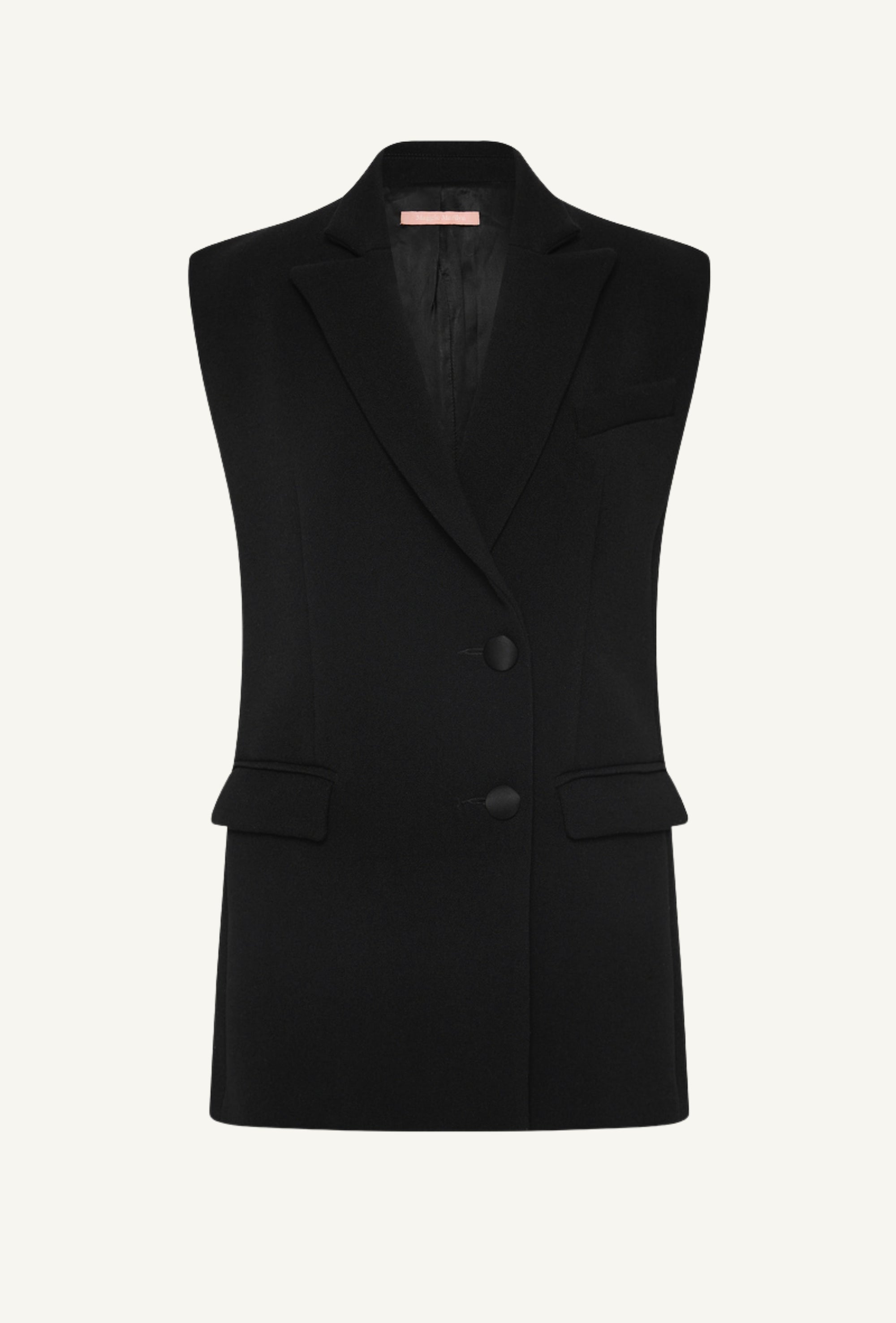 トップス ANDMARY Rejina vest set black ANDMARY】Rejina vest set